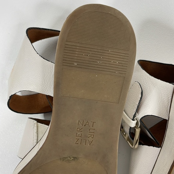Naturalizer Brooke Platform Sandal Cream White Vegan Leather size 6.5 - Picture 10 of 11